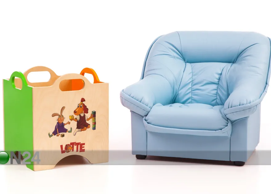 Lasten nojatuoli Mini Spencer + lelulaatikko Lotte
