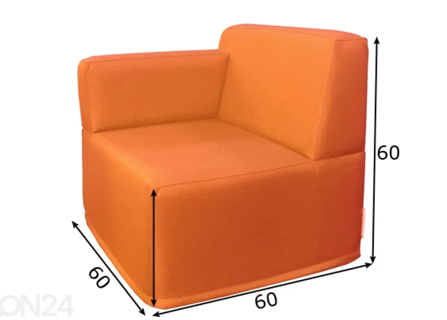Lasten nojatuoli Modena 60 oikea