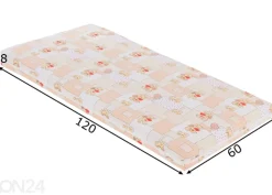 Lasten patja kookosella Pipi 60x120 cm