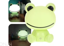 Lasten yölamppu Frog LED, vihreä