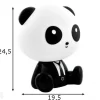 Lasten yölamppu LED Panda, musta/valkoinen