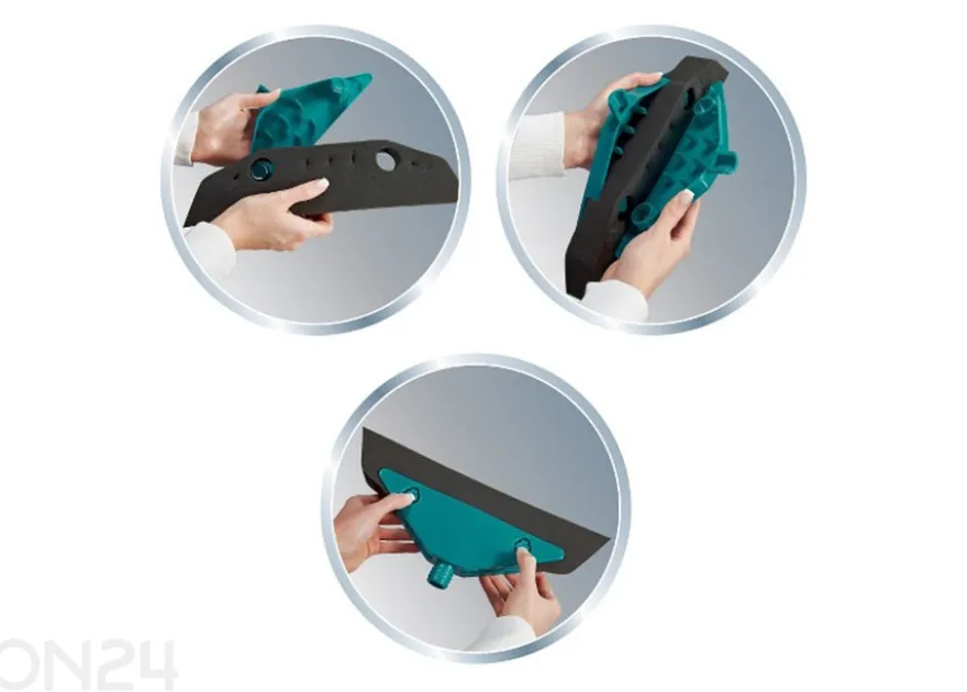 Lattiaharja LEIFHEIT SOFT & EASY vaihtopäällinen