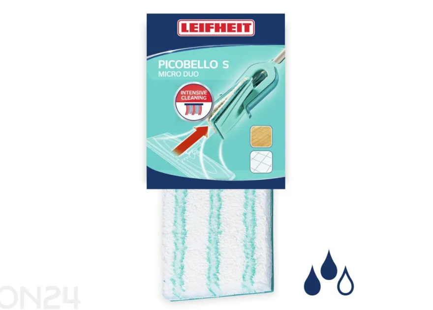 Lattianpesin Picobello S MicroDuo vaihtopää, 27 cm