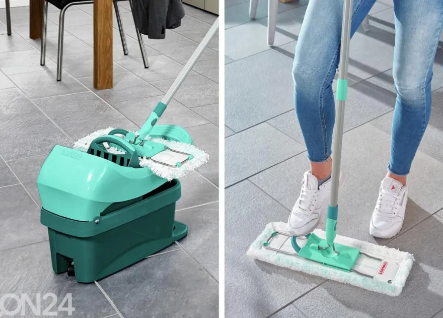 Lattianpuhdistussetti moppipuristinsangolla Leifheit Profi XL