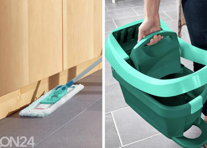 Lattianpuhdistussetti moppipuristinsangolla Leifheit Profi XL