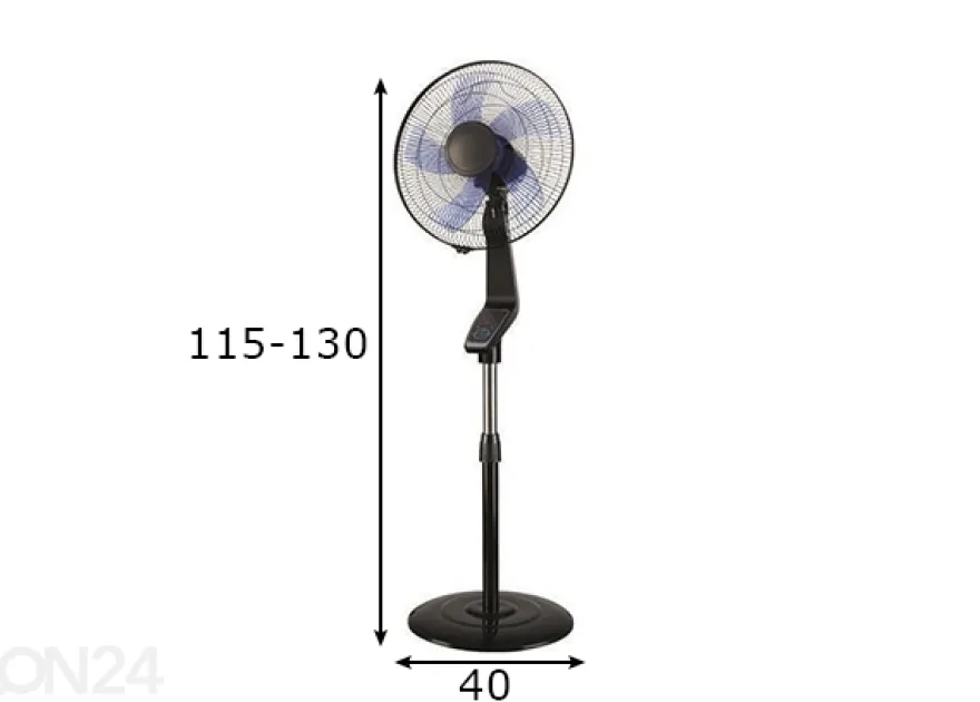 Lattiatuuletin kosketusnäytöllä 50 W