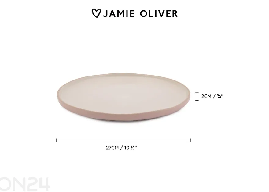 Lautanen Jamie Oliver Big love plates Ø 27 cm, 4 kpl