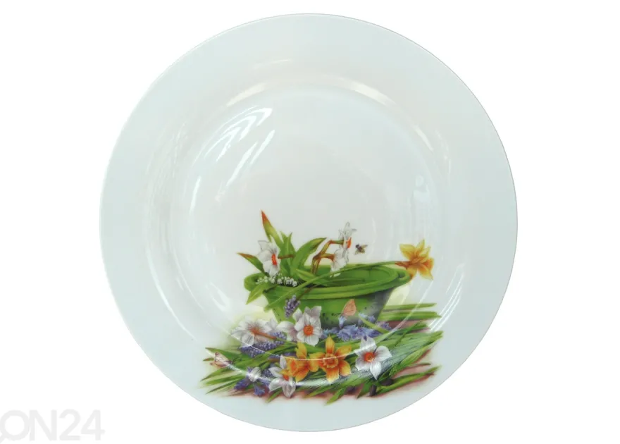 Lautanen NARSISSI Ø 27 cm, 6 kpl