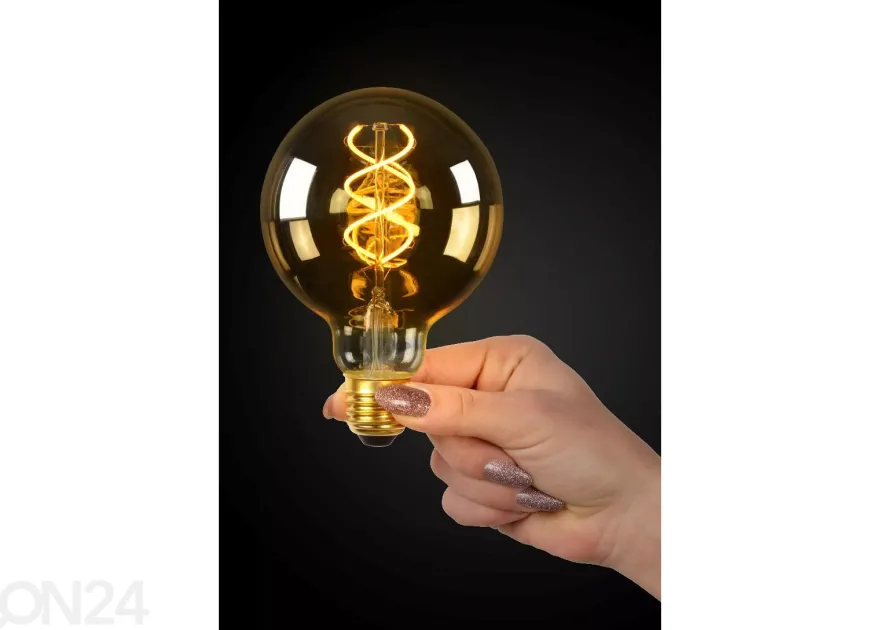 LED Filament lamppu E27 G95 4,9 W