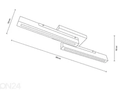 LED -kattovalaisin Madera