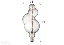 LED-lamppu Bubble, E27, 4W