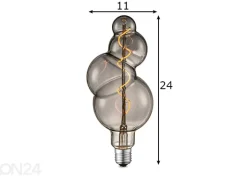 LED-lamppu Bubble, E27, 4W