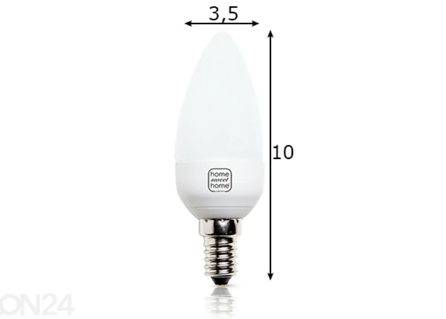 LED-lamppu Candle, E14, 3,2W