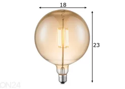 LED lamppu Carbon, E27, 4W