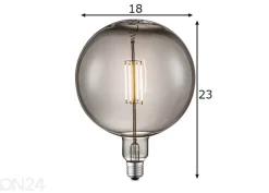 LED lamppu Carbon, E27, 4W