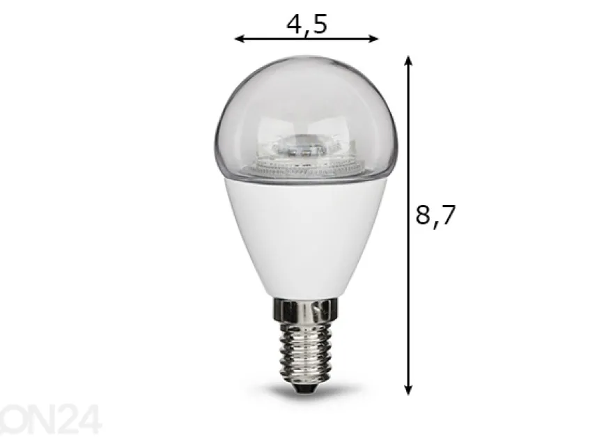 LED lamppu Cone, E14, 5,7W