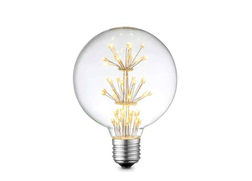 LED-lamppu Crystal, E27, 1,5W