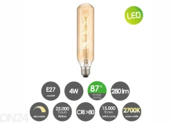 LED-lamppu Deco Tube, E27, 5 W