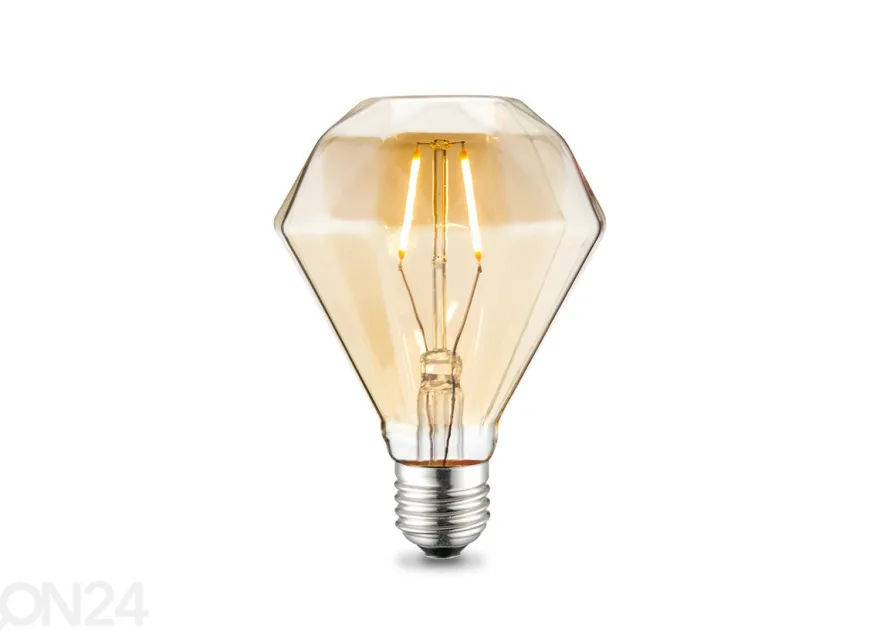 LED-lamppu Diamond, E27, 2W
