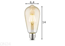 LED-lamppu Drop, E27, 6W