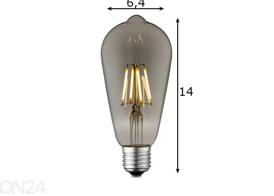 LED-lamppu Drop, E27, 4W
