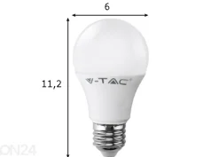 LED lamppu E27 A60 9 W, 3 kpl