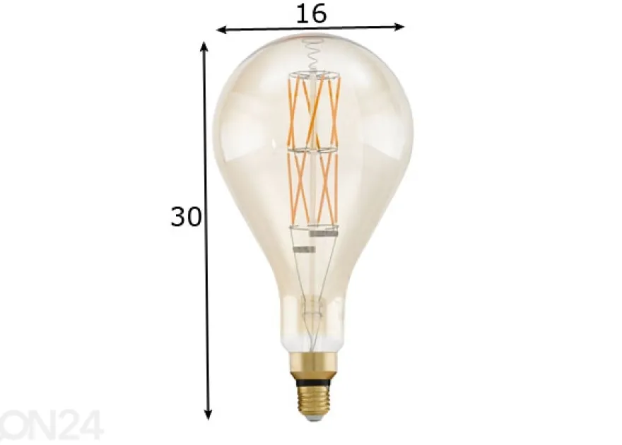 LED lamppu E27 8 W
