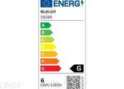 LED-lamppu E14 6 W, 2 kpl