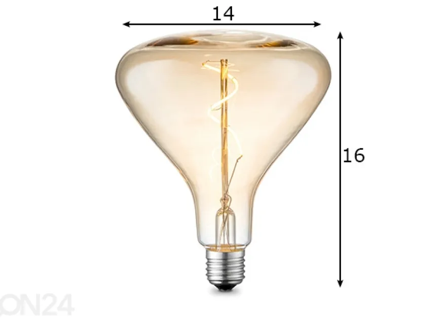 LED-lamppu FLEX, E27, 3W