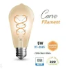 LED lamppu hehkulangalla E27 5 W
