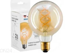 LED lamppu hehkulangalla E27 5 W