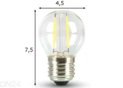 LED lamppu hehkulangalla E27 4 W 3 kpl