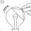 LED lamppu Move Me Cone, E27, 5,5W