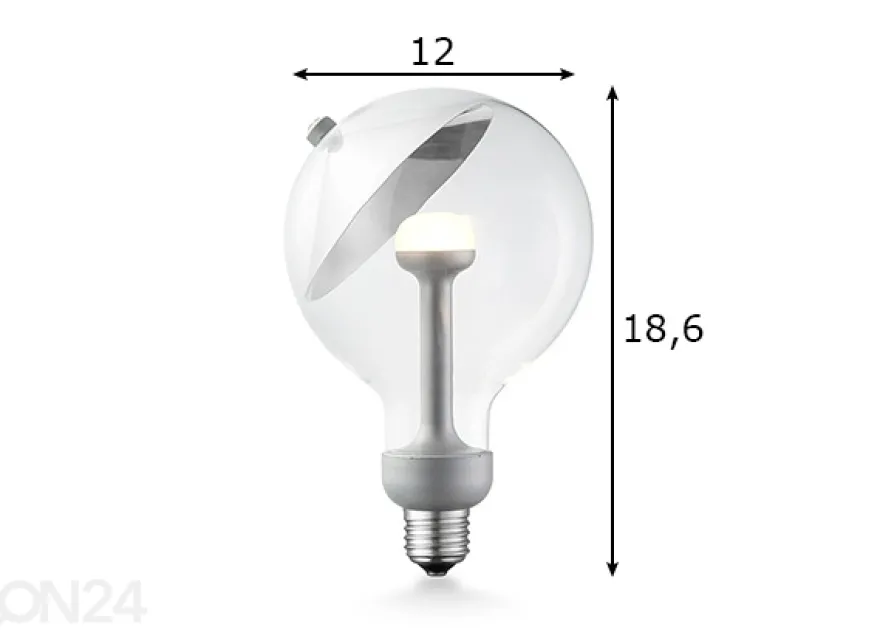 LED lamppu Move Me Cone, E27, 5,5W