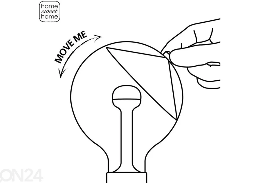 LED lamppu Move Me Cone, E27, 5,5W