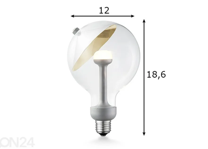 LED lamppu Move Me Cone, E27, 5,5W