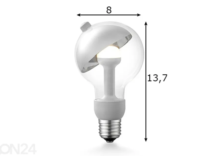 LED lamppu Move Me sphere, E27, 3W
