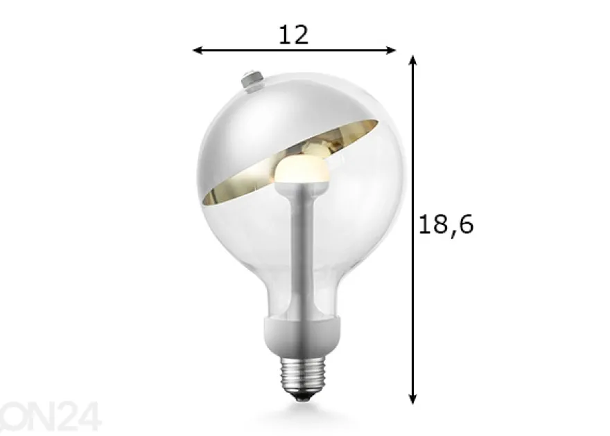 LED lamppu Move Me sphere, E27, 5,5W