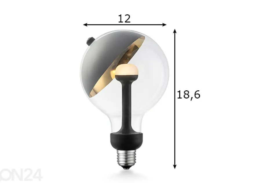 LED lamppu Move Me sphere, E27, 5,5W