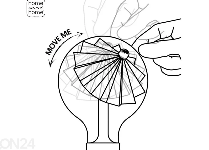 LED lamppu Move Me umbrella, E27, 5,5W