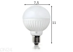 LED lamppu Round, E27, 8,5W