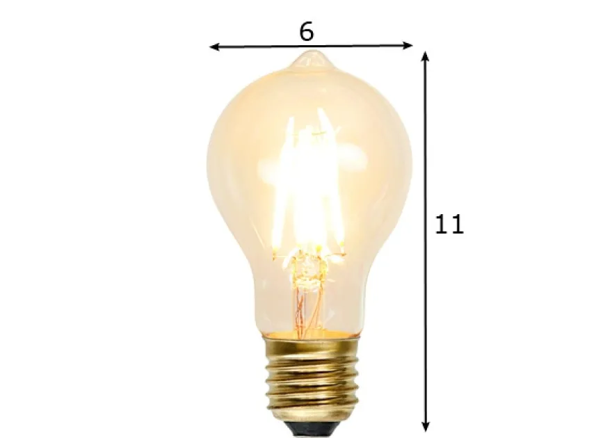 LED lamppu säädettävällä valolla E27 1,5 W