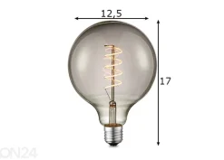 LED-lamppu Spiral, E27, 4W