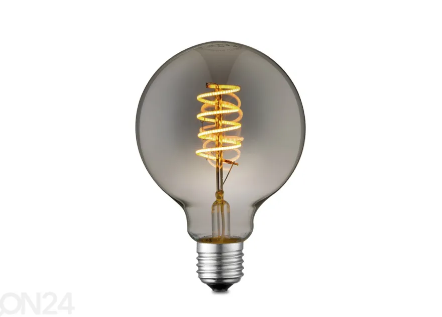LED-lamppu Spiral, E27, 4W