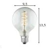 LED-lamppu Spiral, E27, 4W
