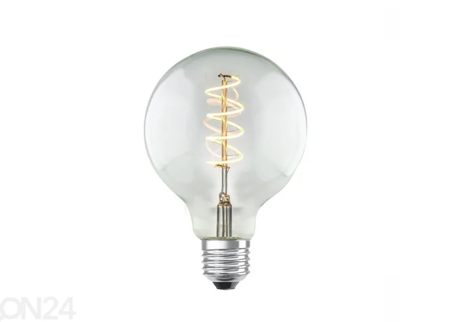 LED-lamppu Spiral, E27, 4W