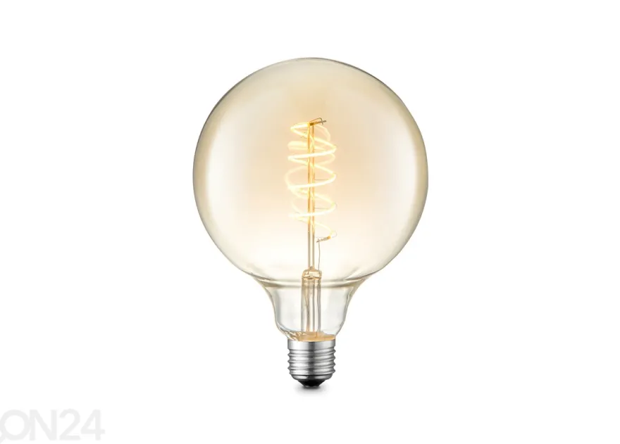 LED-lamppu Spiral, E27, 4W