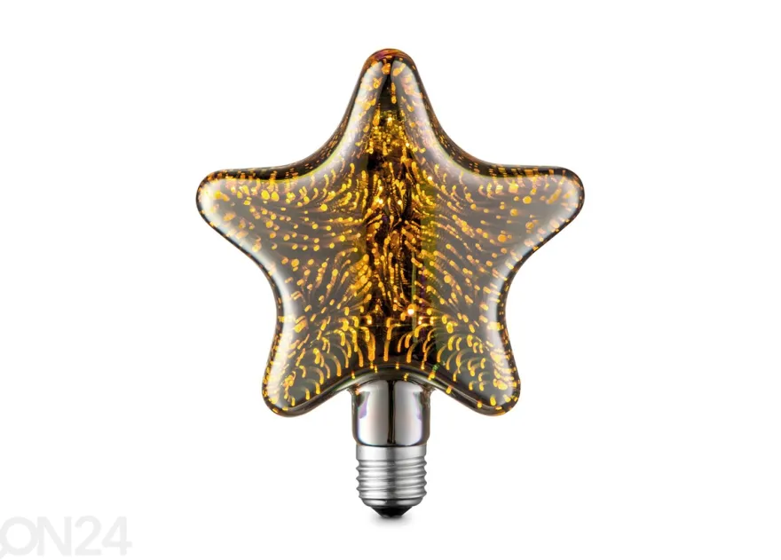 LED-lamppu Star, E27, 4W