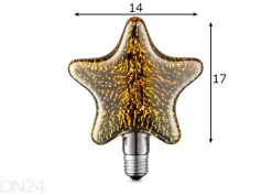 LED-lamppu Star, E27, 4W
