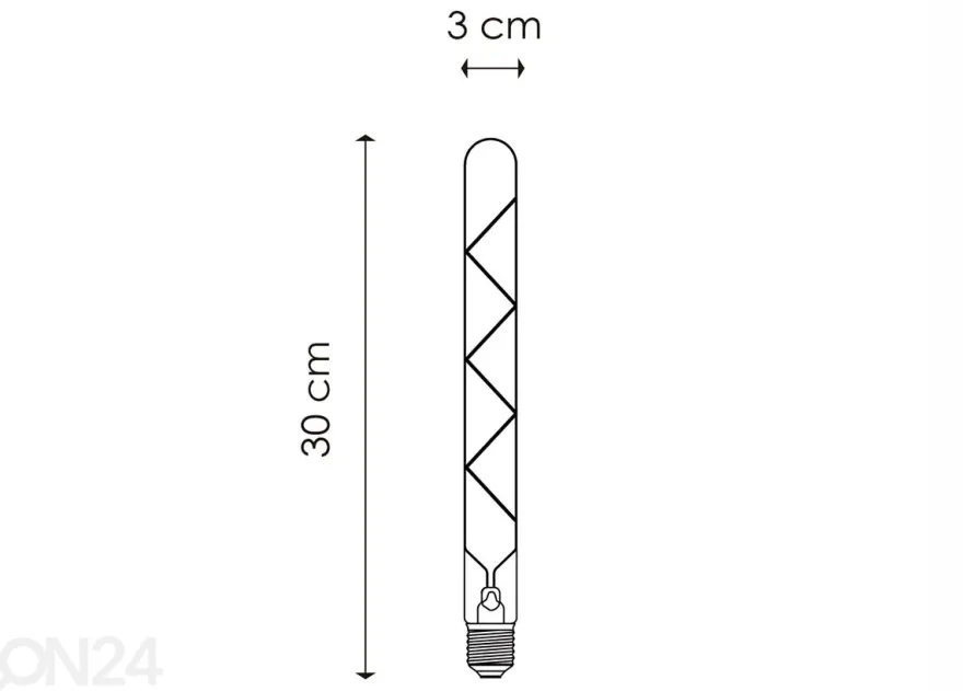 LED-lamppu Totem, E27, 5W